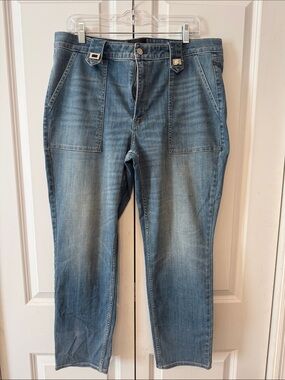 White House Black Market Light Blue Straight Jeans
